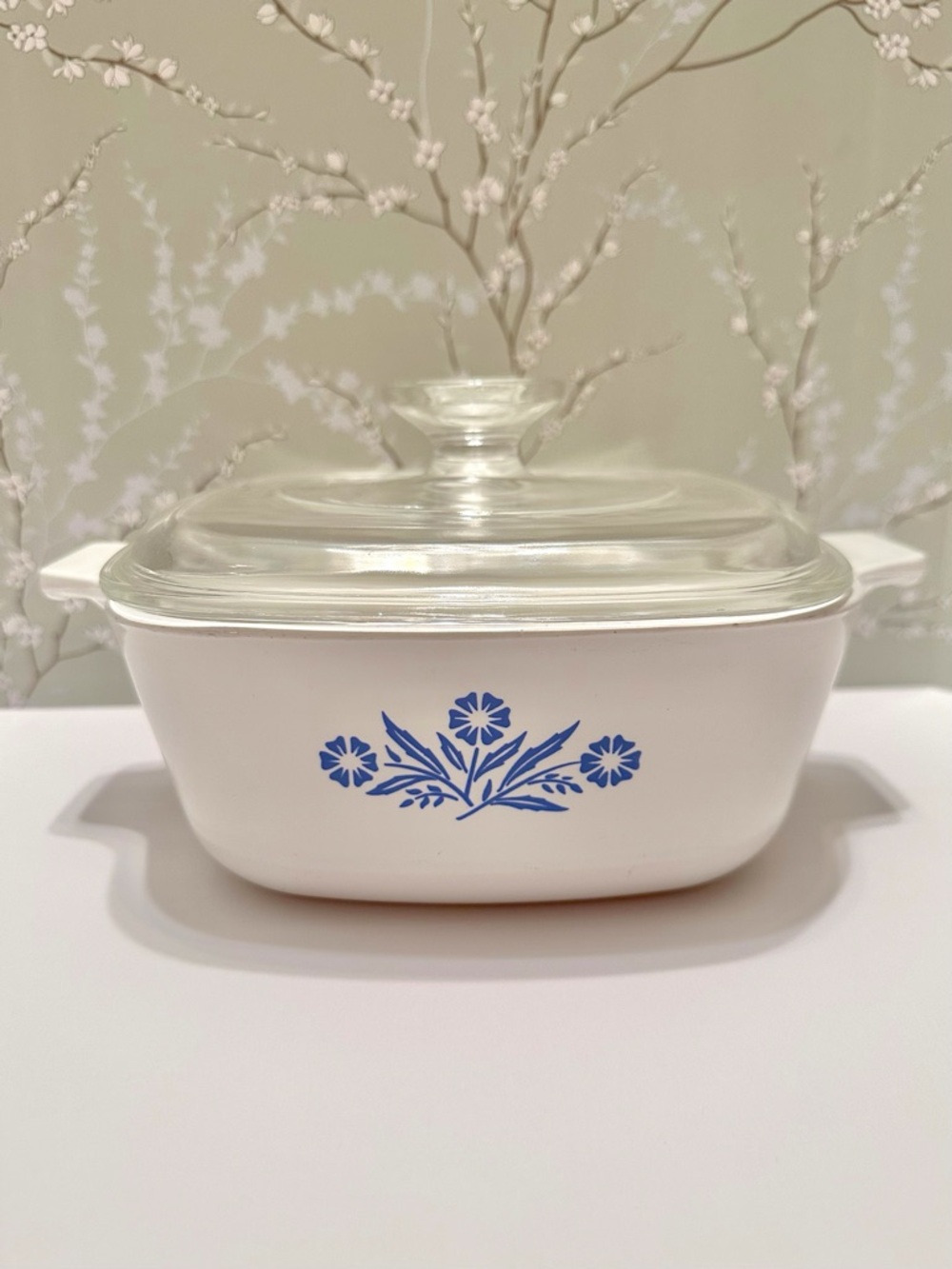 Vintage Corningware Blue Cornflower 1.5 Quart Casserole P-1,1/2-B Lid A-7-C
